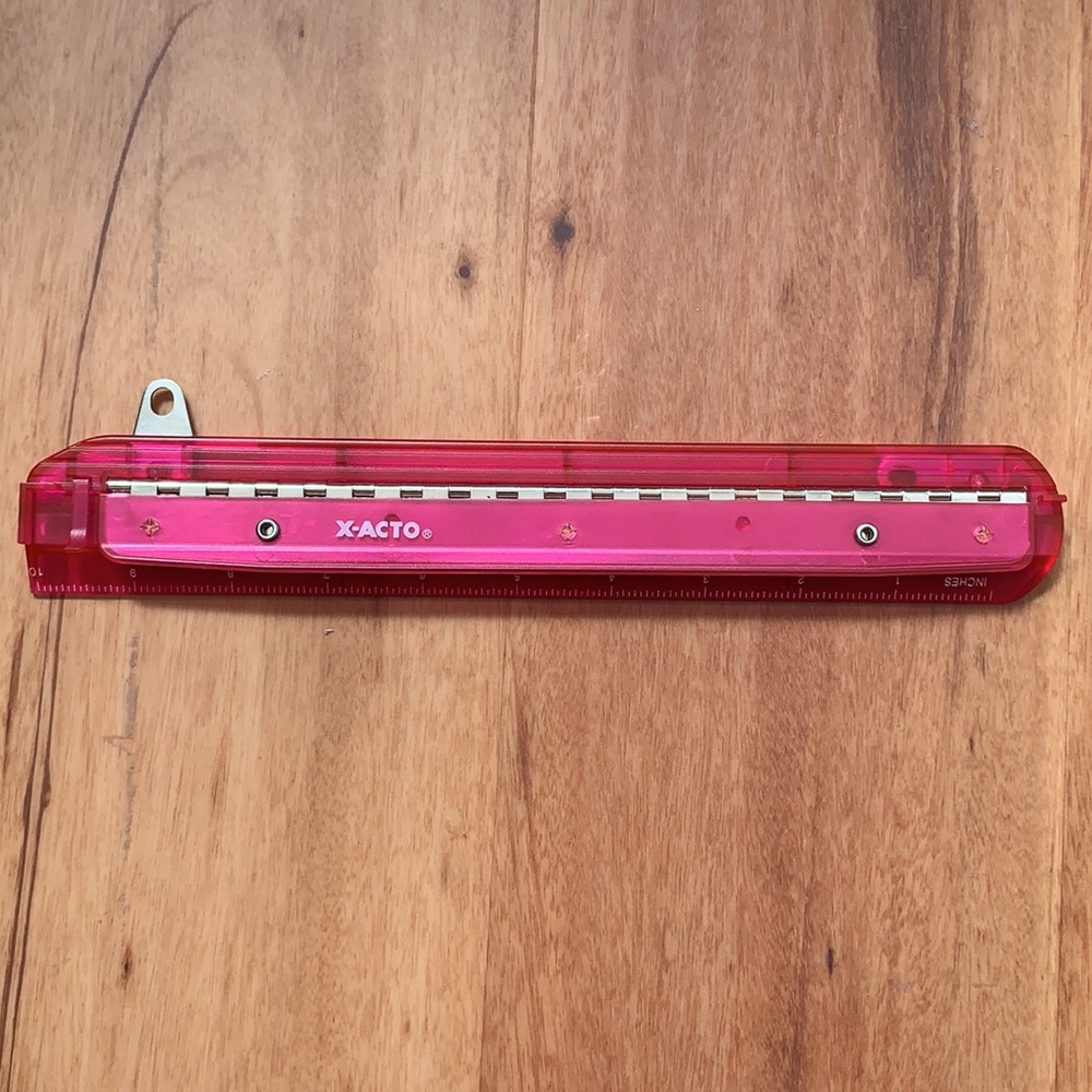 X-ACTO Hole Punch Ruler - Picture 3 of 16